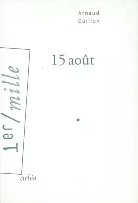 Couverture du produit · 15 août