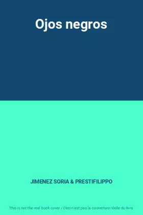 Couverture du produit · Ojos negros