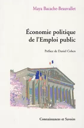 Couverture du produit · Economie politique de l'Emploi public