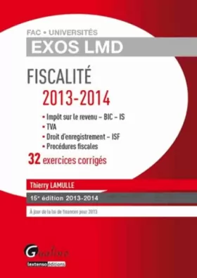 Couverture du produit · Exos LMD - Fiscalité 2013-2014