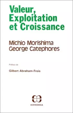 Couverture du produit · Valeur, exploitation et croissance