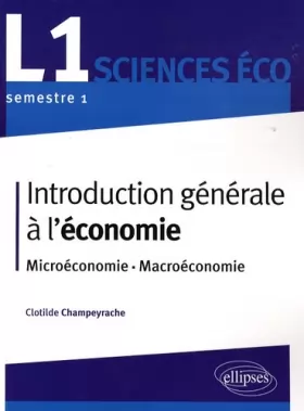 Couverture du produit · Introduction générale à l'économie : Microéconomie, macroéconomie