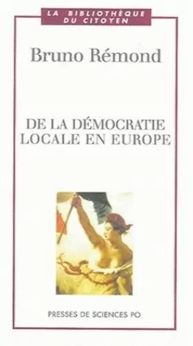 Couverture du produit · De la démocratie locale en Europe