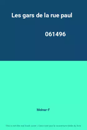 Couverture du produit · Les gars de la rue paul                                                                       061496