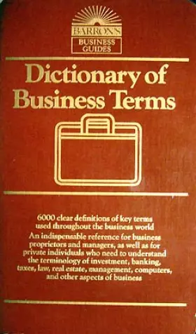 Couverture du produit · Dictionary of Business Terms