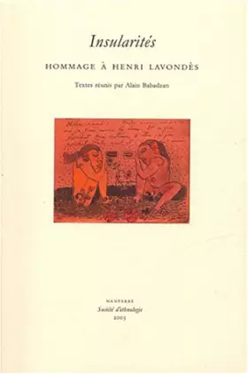 Couverture du produit · Insularités: Hommage à Henri Lavondès