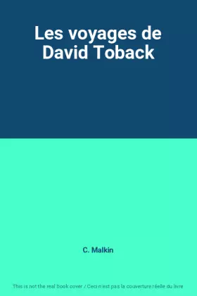 Couverture du produit · Les voyages de David Toback