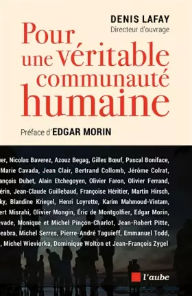 Couverture du produit · Pour une véritable communauté humaine