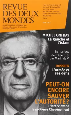 Couverture du produit · Revue des deux mondes mai 2015. Armée