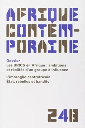 Couverture du produit · Afrique contemporaine 2013/4 - n0 248
