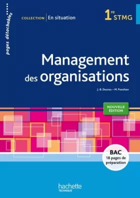 Couverture du produit · En situation Management des organisations 1re STMG - Livre élève consommable - Ed. 2015