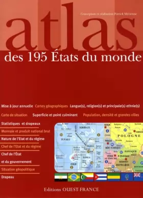 Couverture du produit · Atlas des 195 Etats du monde : Statistiques et drapeaux