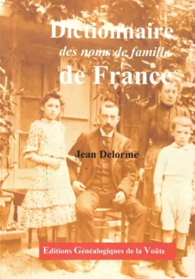 Couverture du produit · Dictionnaire des noms de famille de France