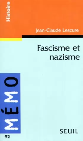 Couverture du produit · Fascisme et nazisme
