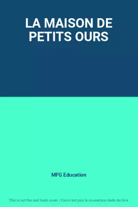 Couverture du produit · LA MAISON DE PETITS OURS