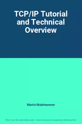 Couverture du produit · TCP/IP Tutorial and Technical Overview