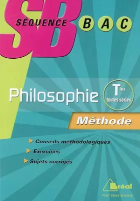 Couverture du produit · SB Philosophie terminales - Méthode