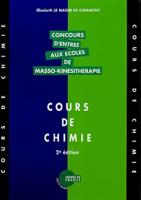 Couverture du produit · Cours de chimie