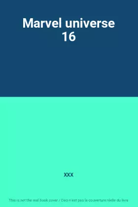 Couverture du produit · Marvel universe 16