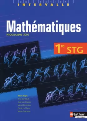 Couverture du produit · Mathématiques 1e STG