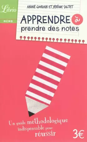 Couverture du produit · Apprendre à prendre des notes