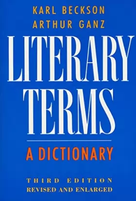 Couverture du produit · Literary Terms