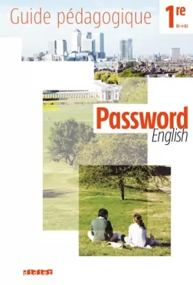 Couverture du produit · Password English 1re - Guide pédagogique - version papier