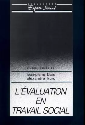 Couverture du produit · L'évaluation en travail social