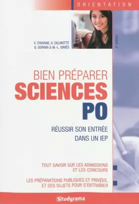 Couverture du produit · Bien préparer sciences po