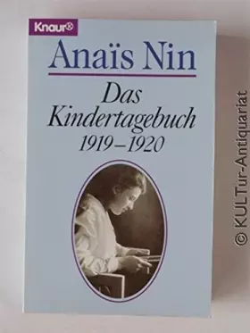 Couverture du produit · Das Kindertagebuch 1919-1920