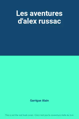 Couverture du produit · Les aventures d'alex russac