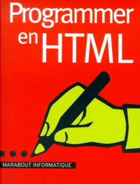 Couverture du produit · Programmer en HTML