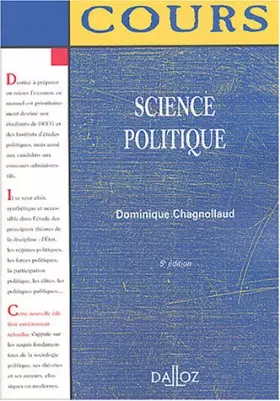 Couverture du produit · Science politique : Éléments de sociologie politique