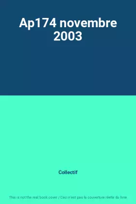 Couverture du produit · Ap174 novembre 2003