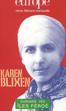 Couverture du produit · Europe, numéro 887, mars 2003 : Karen Blixen