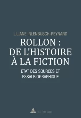 Couverture du produit · Rollon : de l'histoire à la fiction: État des sources et essai biographique