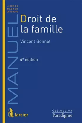 Couverture du produit · Droit de la famille, 4ème édition