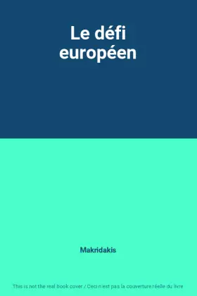 Couverture du produit · Le défi européen