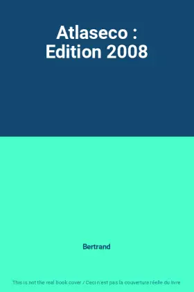 Couverture du produit · Atlaseco : Edition 2008