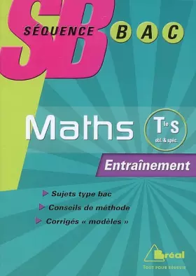 Couverture du produit · Mathématiques Tle S Enseignement obligatoire et spécialité : Entraînement