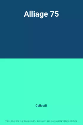 Couverture du produit · Alliage 75