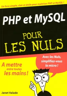 Couverture du produit · PHP et MySQL pour les Nuls