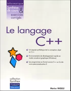Couverture du produit · Le langage C++