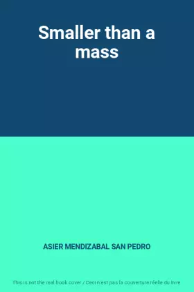 Couverture du produit · Smaller than a mass