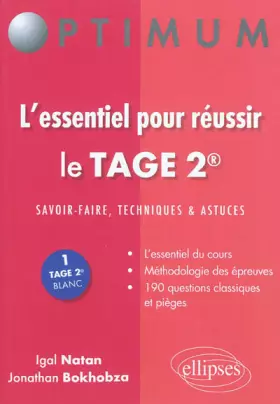 Couverture du produit · l'Essentiel pour Réussir le Tage 2