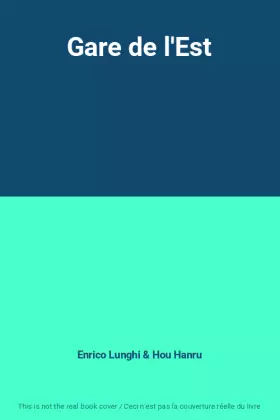Couverture du produit · Gare de l'Est
