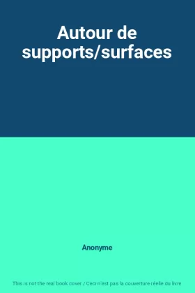 Couverture du produit · Autour de supports/surfaces