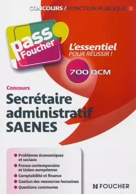 Couverture du produit · Pass'Foucher - Concours Secrétaire administratif SAENES