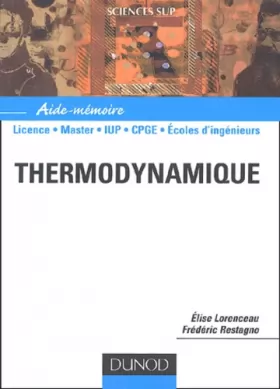 Couverture du produit · Aide-mémoire de thermodynamique