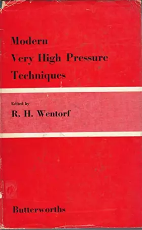 Couverture du produit · Modern very high pressure techniques